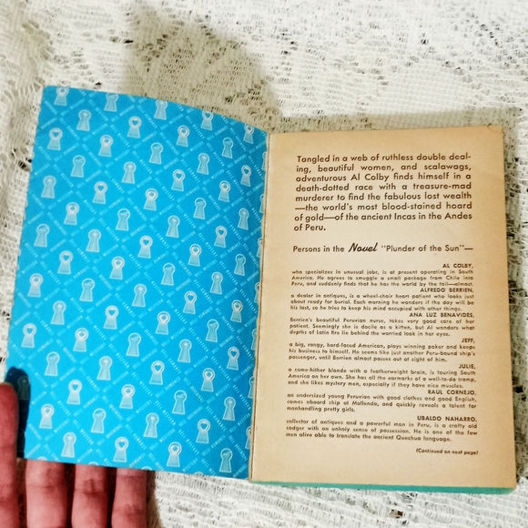 1949 Plunder of the Sun Murder Mystery Paperback Pulp Fiction David Dodge - Picture 2 of 5